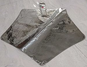 Pack Of 10 Silver Star Shaped foil Balloon