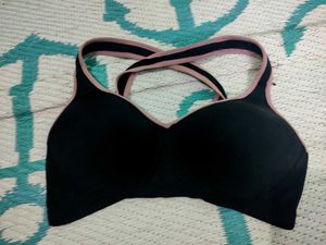 Black Crisscross Sports Bra