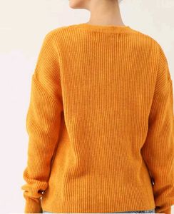 Exclusive Mustard Yellow Solid Pullover