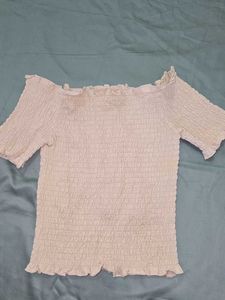 Smocked Crop Top