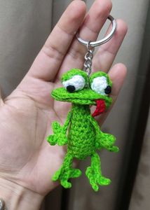 Crochet Frog Keychain
