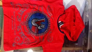Red Graphic Tee For Kids