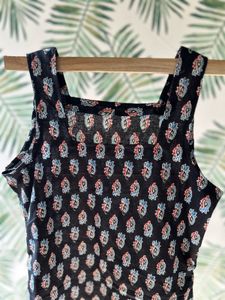 Printed Sleeveless Dress