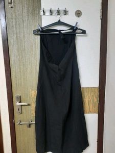 Black Slit Dress