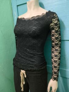 Lace Long Sleeve Top