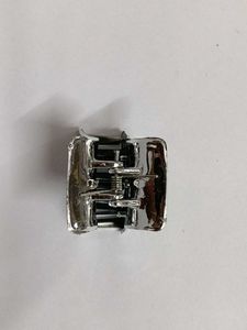 Silver Floral Hair Clip