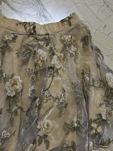 Floral Overlay Mini Skirt