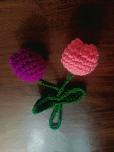 Sale‼️Crochet Flower Keychain