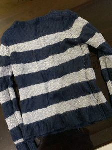 Striped Knit Sweater
