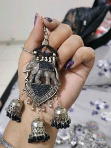 Elephant Jhumka Earrings