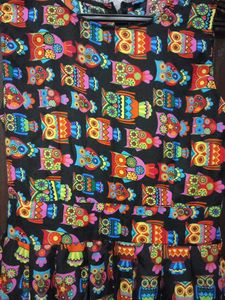 Owl Print Tulip Dress
