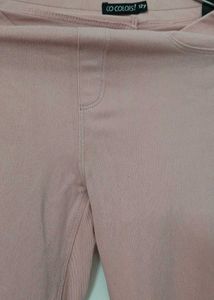 Pink Casual Pants