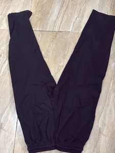 Black Graphic Print Sweatpants