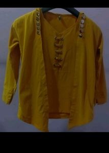 🚚 ₹30 Off On Mustard Yellow Top🌿