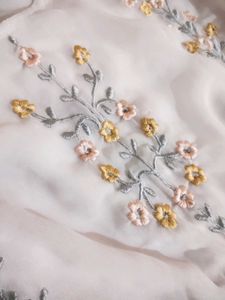 White Embroidered top