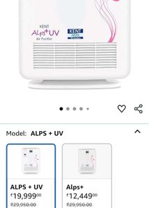 Kent Alps+Uv Light Air purifier