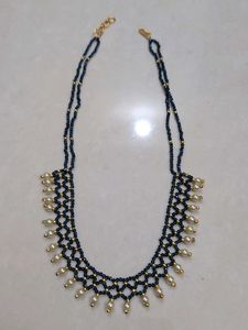 Beaded Pearl Necklace
