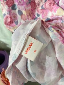 urbanic pink floral dress