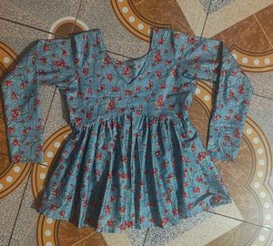 Cotton Trending Short Kurti Stiched For Sale