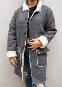 Warm Fleece Coat Heavily Lined