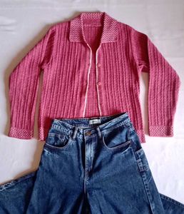 Barbie Pink Cargidan/sweater