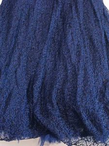 Elegant Navy Blue Girls Dress
