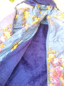 Floral Print Padded Jacket