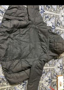 Stylish Gray Puffer Jacket