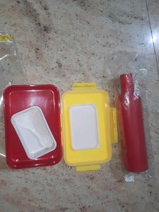 New Plastic Lunch Boxwith Water Bottle For Kid