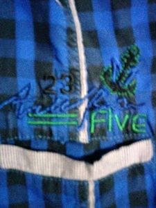 Boys’ Blue &amp; Black Checkered Shirt