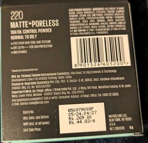 Maybelline Fit Compact  With Free Lipstick Set