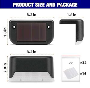 Elegant LED Solar Stair Lights