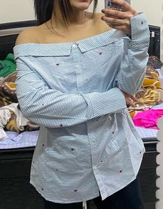 Off Shoulder Shirt