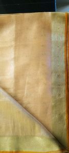 golden kanchipuram saree
