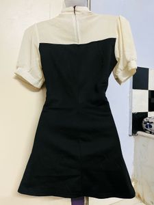 Pintrest korean Black &amp; Cream Dress