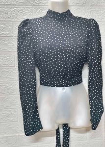 Tops &amp; Bikinis For Rs.99 Only/ Polka Dot Backless