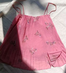 Pink Floral Tank Top
