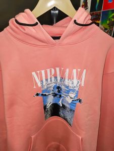 Nirvana Edition Oversize Graphic Print Hoodie 😎