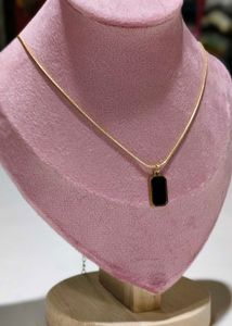 Rectangle Pendant Necklace
