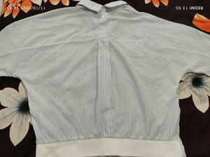 Striped Button-Down Shirt