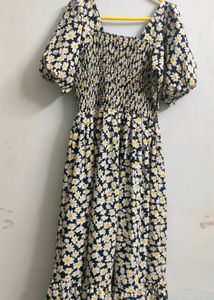 Floral Print Gown