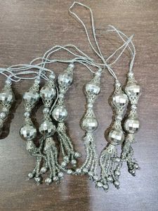 Silver Blouse Danglers