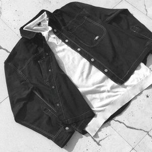 Stylish Denim Jacket & Tee Set