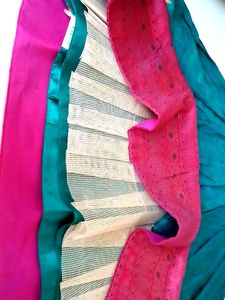 Lehanga Green And Pink Evergreen Combination