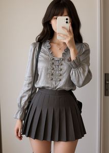 Satin Formal Top Shirt