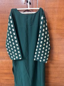 Elegant Green Printed Kurta