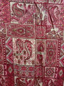 Red Paisley Print Tunic Dress