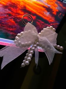 Cute Pearl Keychain