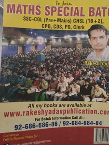 Maths Class Notes By Rakesh Yadav