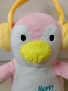 Cute Pink Soft Penguin Toy